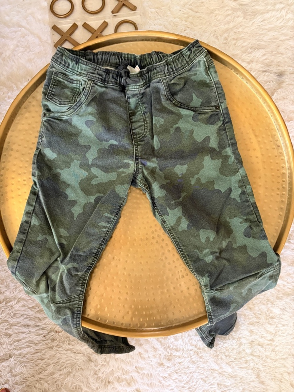 Cat & Jack Green Camo Kids Jeans